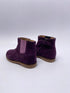 Pom D’api trip jodzip velours prune paars suede